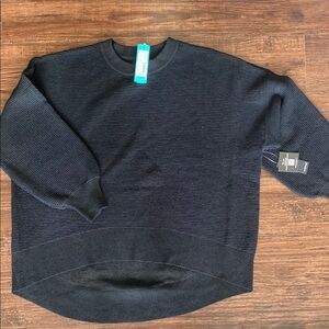 Womens black knitted sweater XL NWT